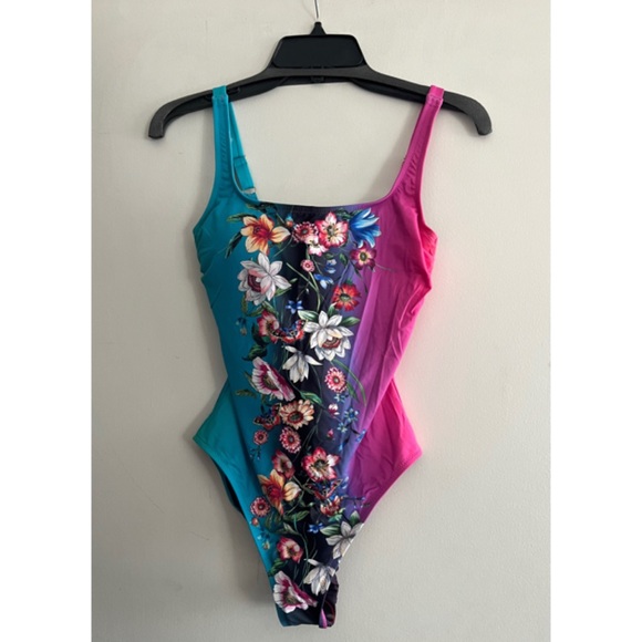 Johnny Was OMBRE GARDEN TANK ONE‑PIECE - Picture 4 of 5